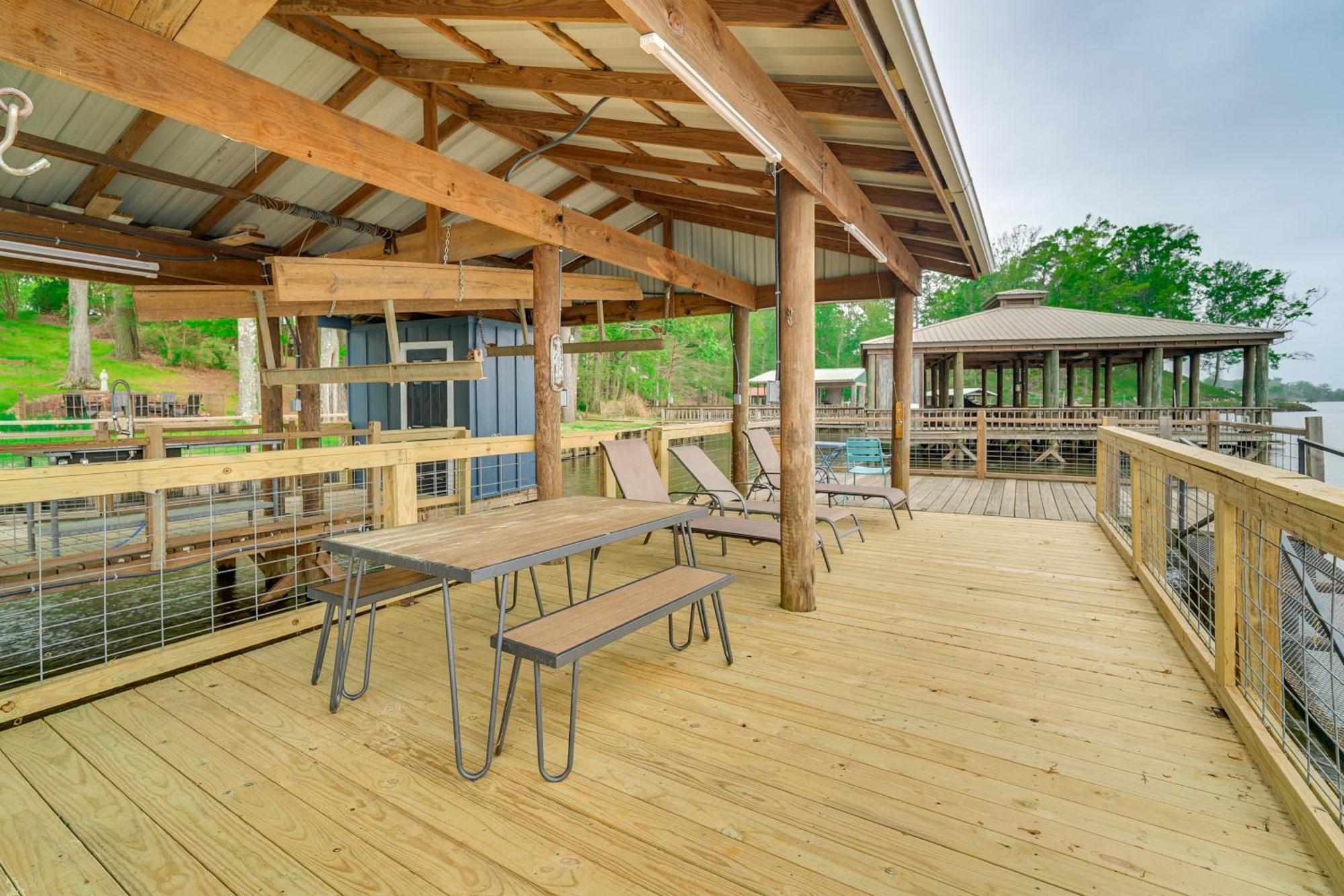 Waterfront House On Toledo Bend With Private Dock! Villa Alliance Eksteriør billede