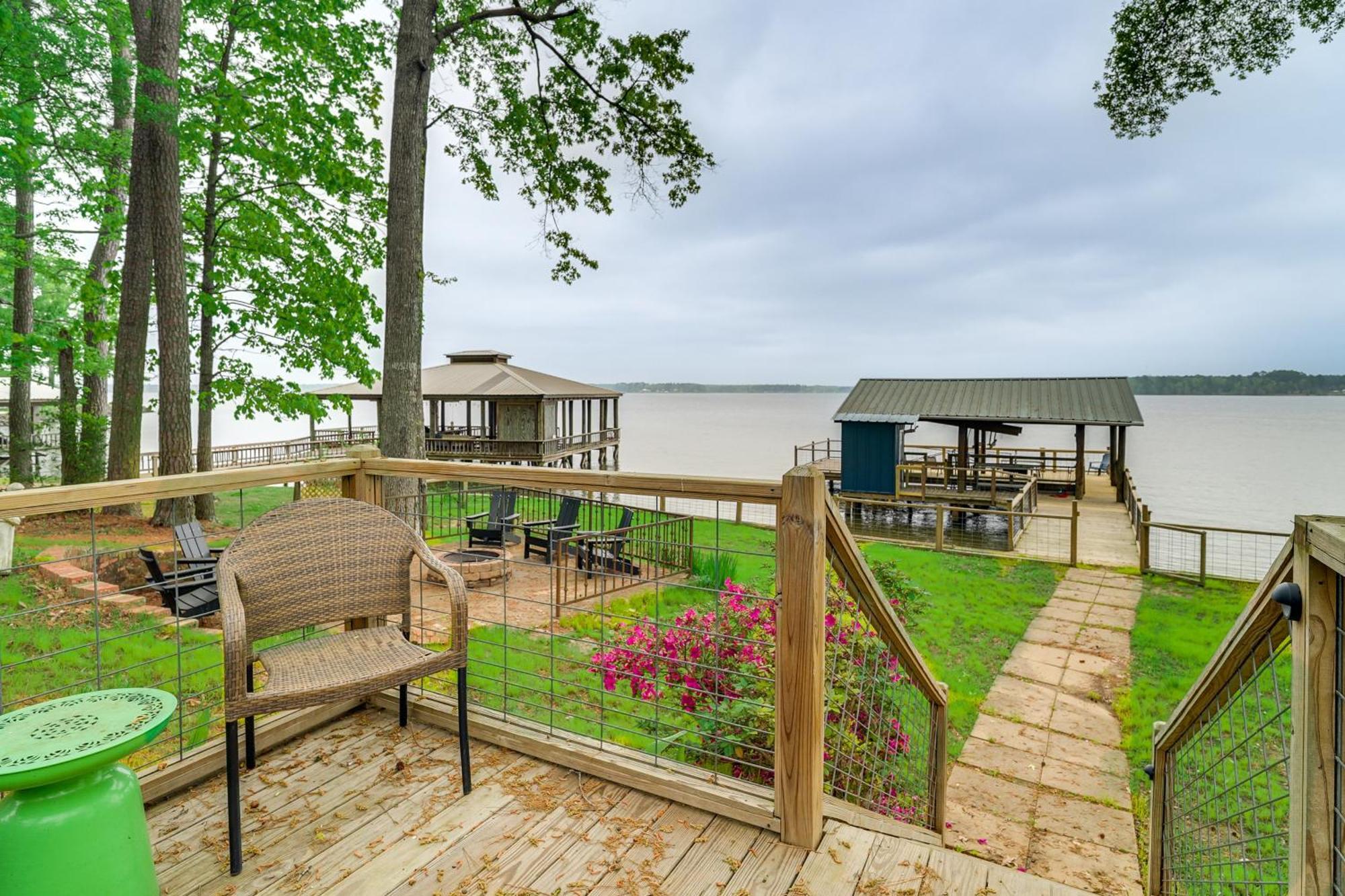 Waterfront House On Toledo Bend With Private Dock! Villa Alliance Eksteriør billede